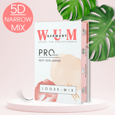 Narrow Lashes 5D - 6in1 Mixbox (1.000 fertige Wimpernfächer) Künstliche Wimpern 0.05 C - WUM GERMANY - fertige Wimpernfächer